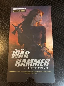 Abridor de cartas Magna's War Hammer - Artículo exclusivo de The Walking Dead Supply Drop - Imagen 1 de 5