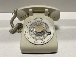 Western Electric Beige Rotary Dial Phone - Zdjęcie 1 z 5