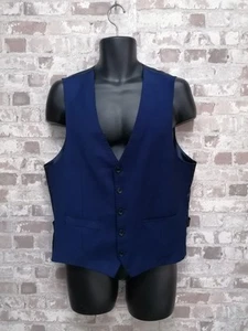 Chaleco MOSS para hombre azul oscuro Reino Unido 40 pulgadas, ajuste regular - Imagen 1 de 12