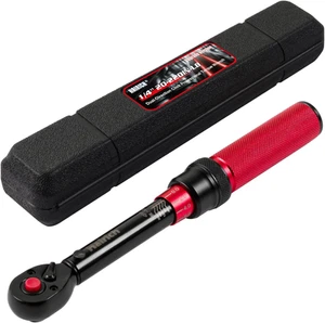 Llave dinamométrica de 1/4 pulgada, llave dinamométrica pequeña de doble dirección 20-220 pulgadas lb/2,3-24,9 N - Imagen 1 de 12