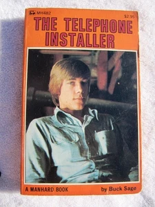 Gay PULP FICTION Buck Sage THE TELEPHONE INSTALLER Manhard Books MH482 Erotic - Picture 1 of 2