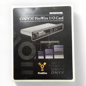MACKIE ONYX FIREWIRE I/O CARD FireWire Audio Interface Tested & Works 3203 - Picture 1 of 4