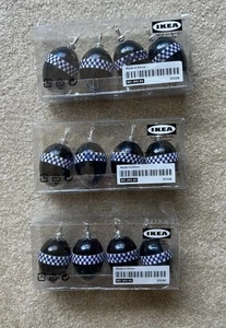 IKEA KALLT Christbaumschmuck Deko blau Kugeln Eier oval (3 Sets) - Bild 1 von 8