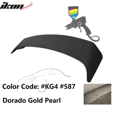 Se adapta a 09-13 Toyota Corolla estilo OE ABS alerón de maletero y LED pintado #587, KG4 dorado Foto 1 de 4