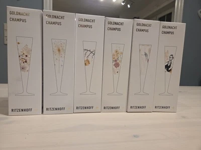 6 Neue Ritzenhoff Champagner Sekt Prosecco,Ritzenhoff,Champus,Hugo,Weinglas,Glas - Bild 1 von 4