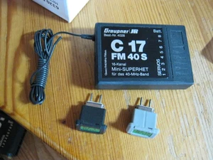 Set : Empfänger Graupner C 17 - (40 Mhz)  + Quarzpaar 57 FM SSS - Bild 1 von 2