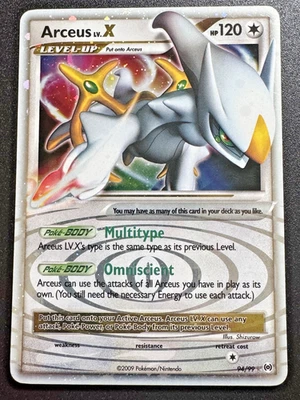 Arceus LV.X 94/99 Platinum Arceus Pokemon Card Holo Foil Rare LP - Image 1 of 4