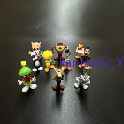 10pcs Looney Tunes Bugs Bunny Daffy Duck Sylvester Tweety Collectible Mini Toy - Image 1 of 4