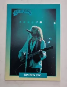 JON BON JOVI TRADE CARD RARE BROCKUM 1991 ROCK NM/M NOT SIGNED - Picture 1 of 2