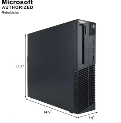 Монитор Lenovo серии M SFF i7-2600 3,4 ГГц 16 ГБ 128 + 1 ТБ HD 1030 GP Win10 21" - Изображение 1 из 2