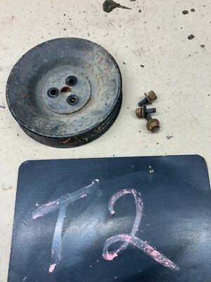 1993 94 95 96 FORD F150 F250 302 351W SMOG PUMP SERPENTINE PULLY PULLEY W/BOLTS - Image 1 of 4