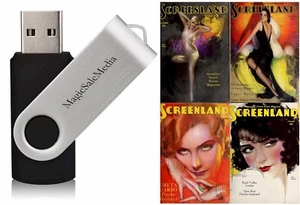 181 Old Issues of Screenland - America Screen Magazine Vol.1 (1920-1941) on USB - Imagen 1 de 13