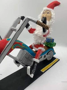 Delbert Buck Santa on Harley #0010 - Picture 1 of 6