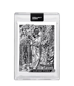 Topps Project 2020 Card 91 1992 Mariano Rivera by JK5 In Hand - Picture 1 of 3