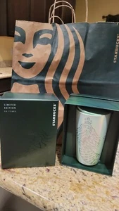 Starbucks 50th Anniversary Mermaid cup new in box. - Picture 1 of 8