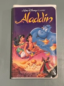 Walt Disney's Black Diamond classic Aladdin VHS RARE, #1662 - Picture 1 of 3