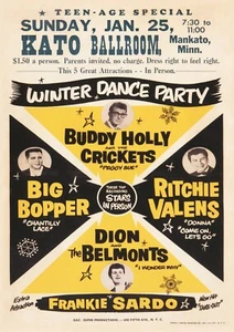 Buddy Holly Poster Reproduction 01 (A4 Size - 210 x 297mm - 8.5" x 11.75"). - Picture 1 of 2