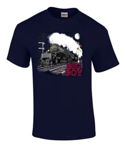 Camiseta Union Pacific Big Boy Train Auténtica Ferrocarril Brilla en la Oscuridad [10140] - Imagen 1 de 4