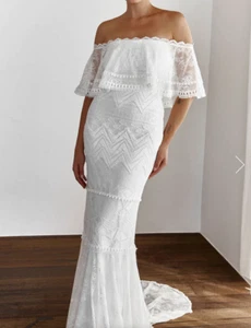 BRAND NEW - GRACE LOVES LACE - EMANUELA WEDDING DRESS - IVORY SIZE L LARGE 14-16 - Picture 1 of 8