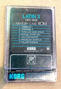 Korg DDC-B03 Latin 3 Card for DDD-1 or DDR-30 - Picture 1 of 1