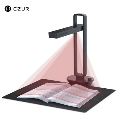 CZUR Aura Portable Smart Book Document Scanner Foldable Table Lamp，Max A3 Size  - Image 1 of 4