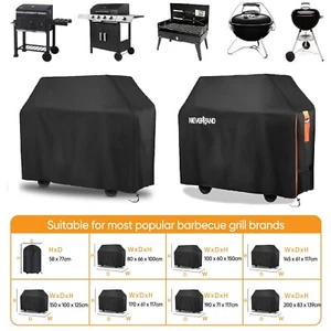 Heavy Duty BBQ Cover Waterproof Barbecue Gas Smoker Grill Patio Garden Outdoor - Picture 1 of 22