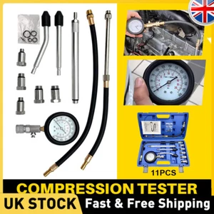 Diesel Engine Cylinder Pressure Compression Test Tester Kit TDI CDI Car Tool Set - Picture 1 of 15