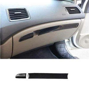 Caja de almacenamiento de fibra de carbono para pasajeros Honda Civic 8th 2006-11 manija cubierta embellecedor - Imagen 1 de 4