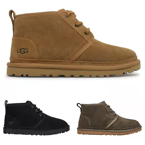 Ugg Womens Boots Neumel Casual Lace-Up Outdoor Chukka Ankle Suede Leather - Picture 1 of 13