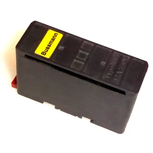 1 x Bussmann Type NNS HRC Fuse Link Carrier and Base 32A 550V AC Din Rail Mount - Picture 1 of 9