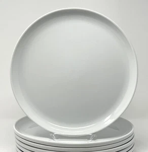 "1 cajón y barril Martin Hunt 10,5"" plato de cena blanco porcelana cupé apilable" - Imagen 1 de 5