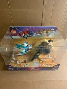 Lego Movie Display Lighted Systar Starship 70830 Motor Trike 70834 - SEE DETAILS - Picture 1 of 12