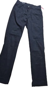NWT IZOD School Uniform Pants Girls Size 9 Navy Skinny Stretch Fit Pants - Picture 1 of 9