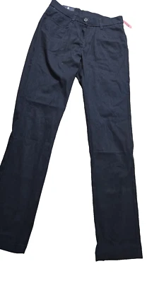 NUEVO CON ETIQUETAS IZOD Uniforme Escolar Pantalones Niñas Talla 9 Azul Marino Ajustado Elastizado Calce Pantalones Foto 1 de 4