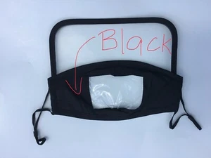 Anti-Fog Teen Face Mask Plastic Shield Face Eye Protection | Clear Mouth Piece - Picture 1 of 27