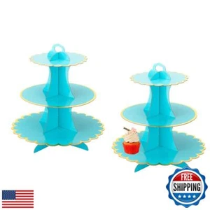 MRPAPA Cupcake Stands, 2 Pack Cup Cake Stand , Cupcake Display Dessert Tray , - Picture 1 of 5