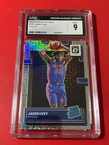 2022-23 Donruss Optic Jaden Ivey RC Choice SP Rookie CGC 9 Mint - Picture 1 of 2