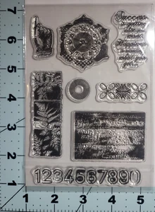 Wood Clear stamps texture card Journal NEW Free Ship - Picture 1 of 1