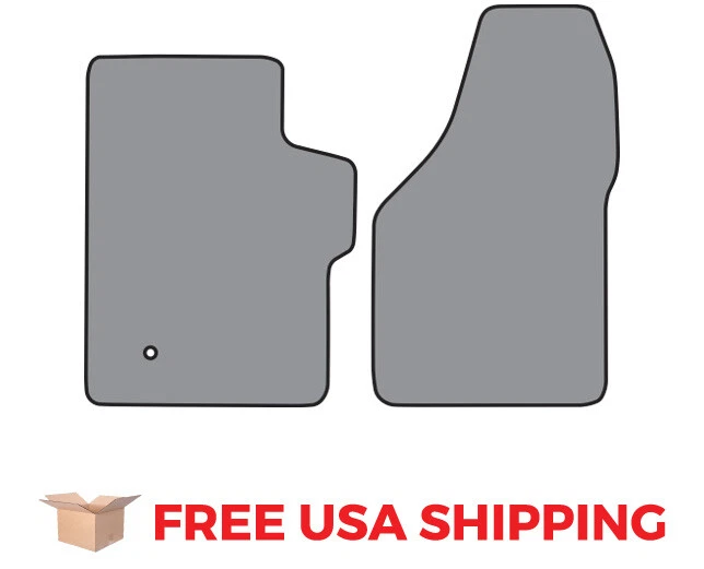 FITS 2008-2016 Ford F-350 Super Duty Reg Cab Floor Mat 2pc Cutpile Foto 1 de 1