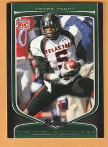 Michael Crabtree Texas A&M Aggies 2009 Bowman Draft #114 Rookie RC 4K - Picture 1 of 2