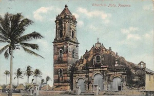 AK Church in Nata Panama Postkarte 1913 - Bild 1 von 2