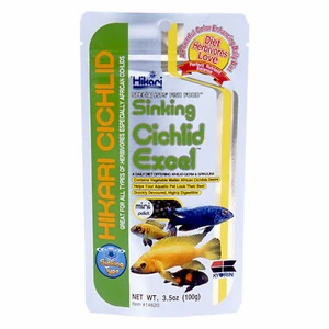 Hikari Sinking Cichlid Excel Mini Pellets 100g Aquarium Fish Food - Picture 1 of 1