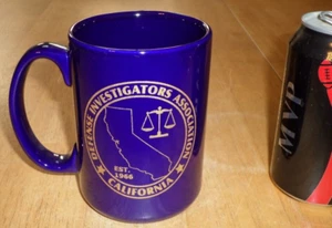 [STATE OF CALIFORNIA] DEFENSE INVESTIGATORS ASSOCIATION, Ceramic Coffee Cup - Picture 1 of 9
