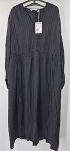 NEW* & Other Stories Black smock Dress Ecojilin UK Medium 2131 - Picture 1 of 9