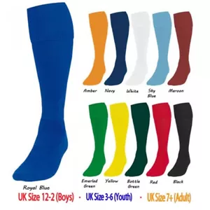 Premium Football Socks Soccer Hockey Rugby Sports Socks Boys Girls Mens Womens - Picture 1 of 6