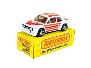 Matchbox Superfast Macau MB9 Rare Design Fiat Abarth w/Yellow Grid Box - Picture 1 of 12
