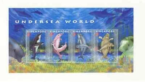 SINGAPORE - 2006 Nature: Marine Mammals souvenir sheet #1175a - VF MNH - Picture 1 of 1