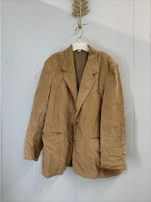 Pioneer Wear Coat Mens Western Corduroy Blazer No Size Tag Brown Jacket USA - Image 1 of 4