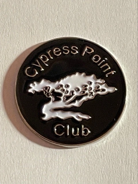 Rare Cypress Point Club 1" Coin Golf Style Marker - Pebble Beach, CA - A Beauty!