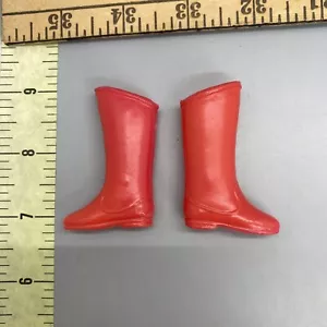 Mego Repro Red Boots Feet WGSH DC Marvel World's Greatest Super Hero Super Man - Picture 1 of 2